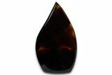 Polished Indonesian Blue Amber Flame #355806-1